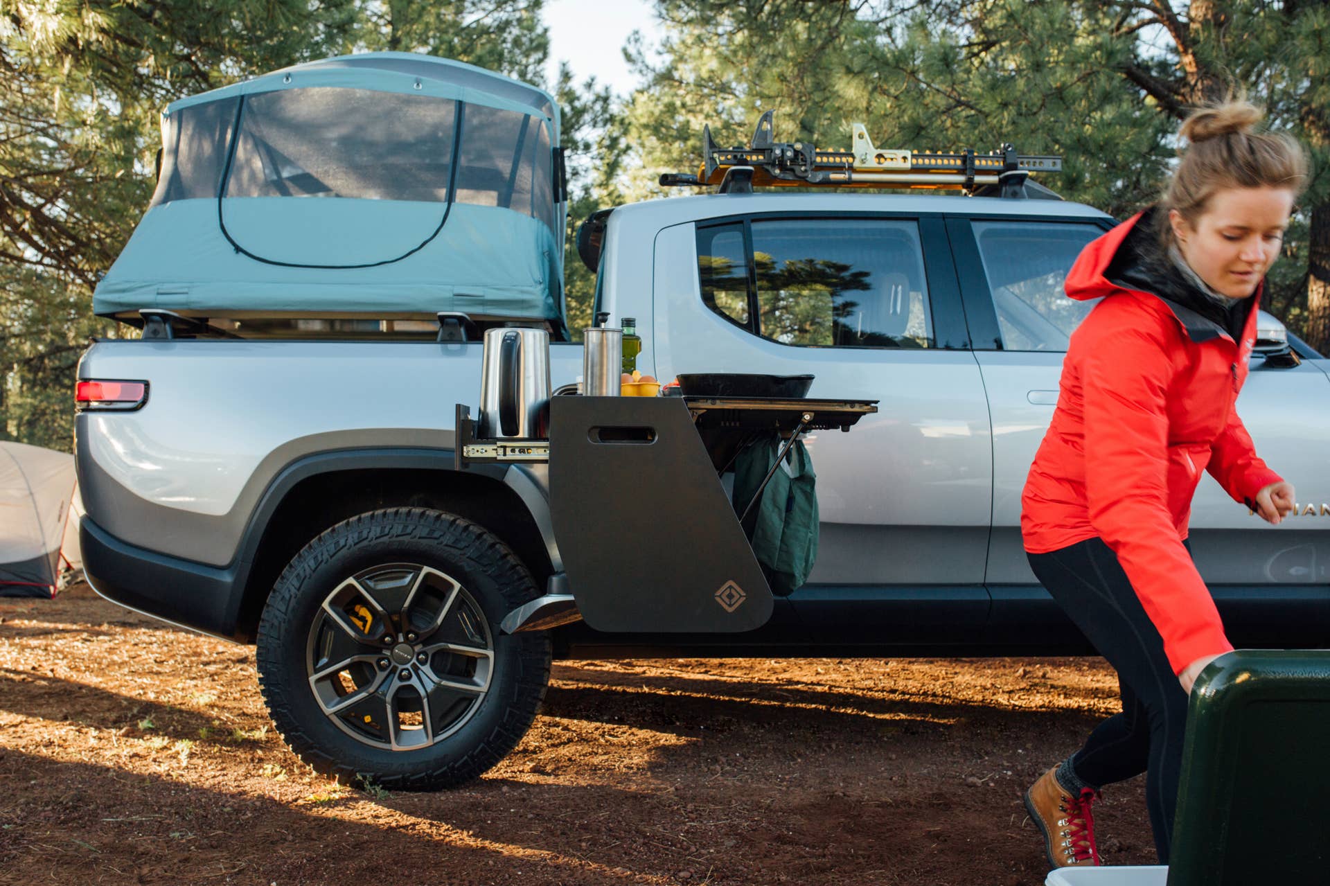 Rivian R1T at Overland West