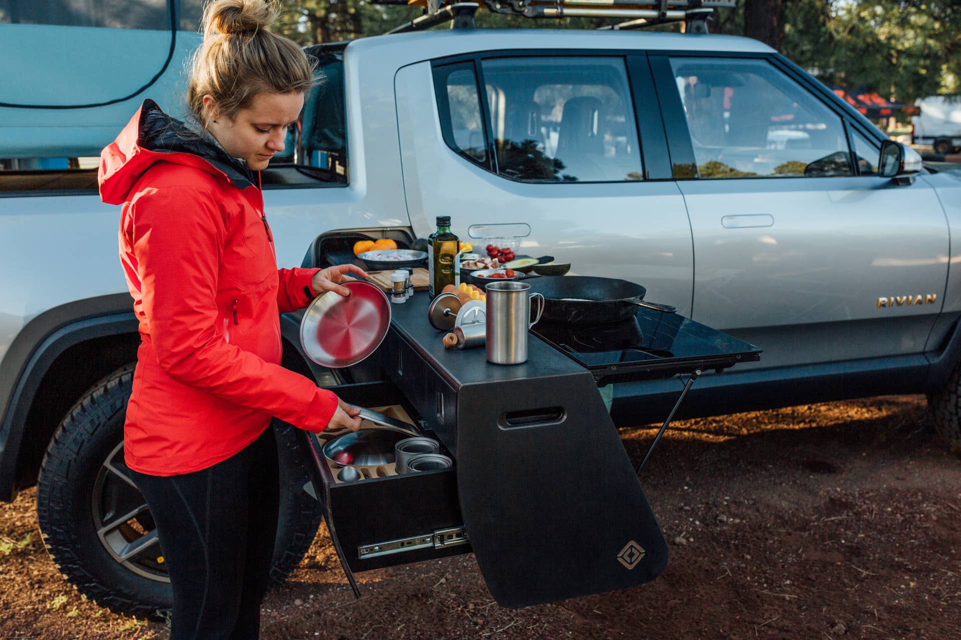 Rivian R1T at Overland West