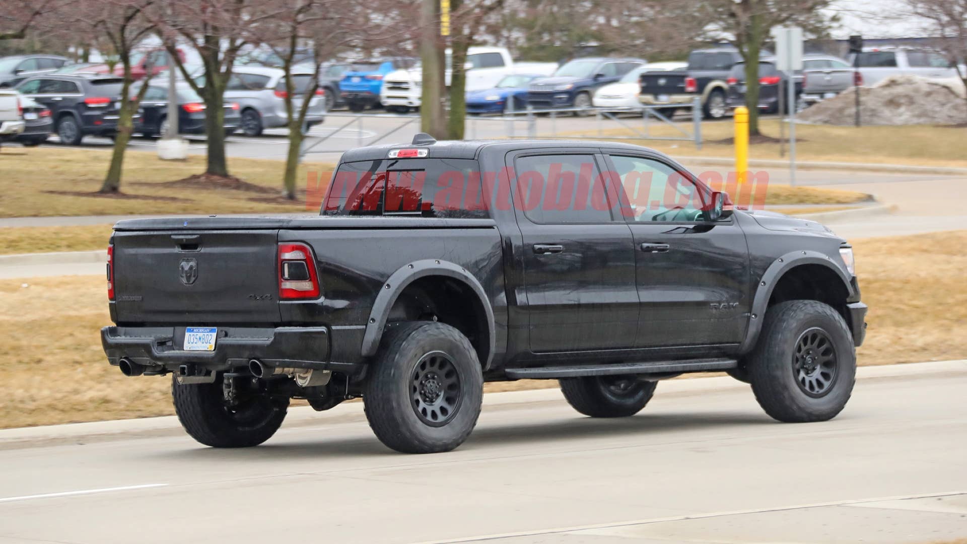 Ram Rebel TRX Hellcat spy photo