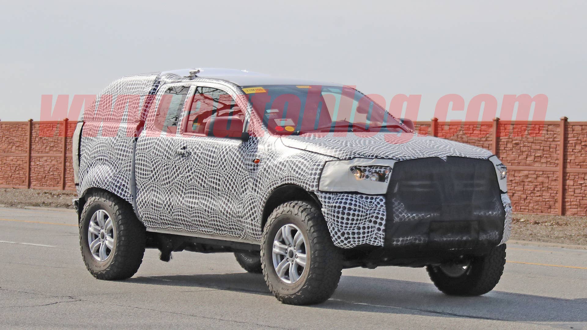 2020 Ford Bronco spy shot