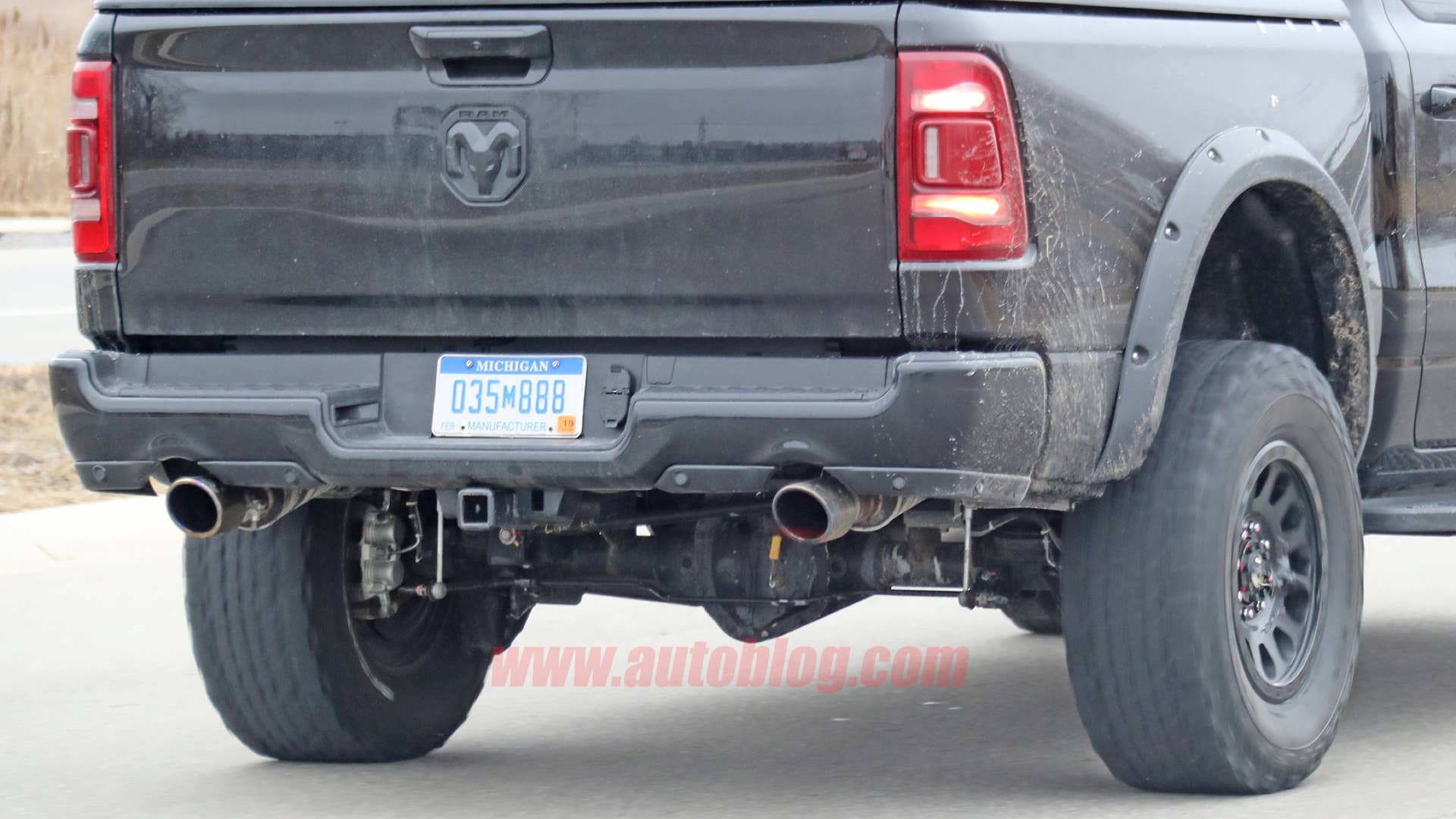Ram Rebel TRX Hellcat spy photo