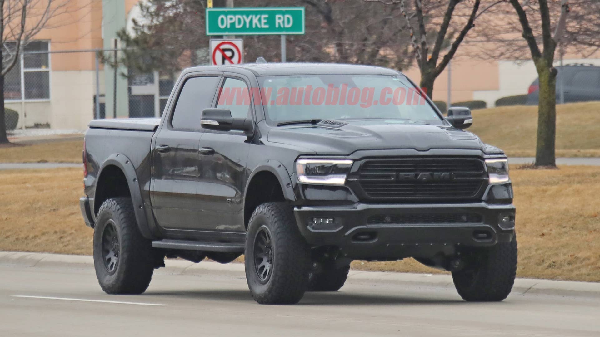 Ram Rebel TRX Hellcat spy photo