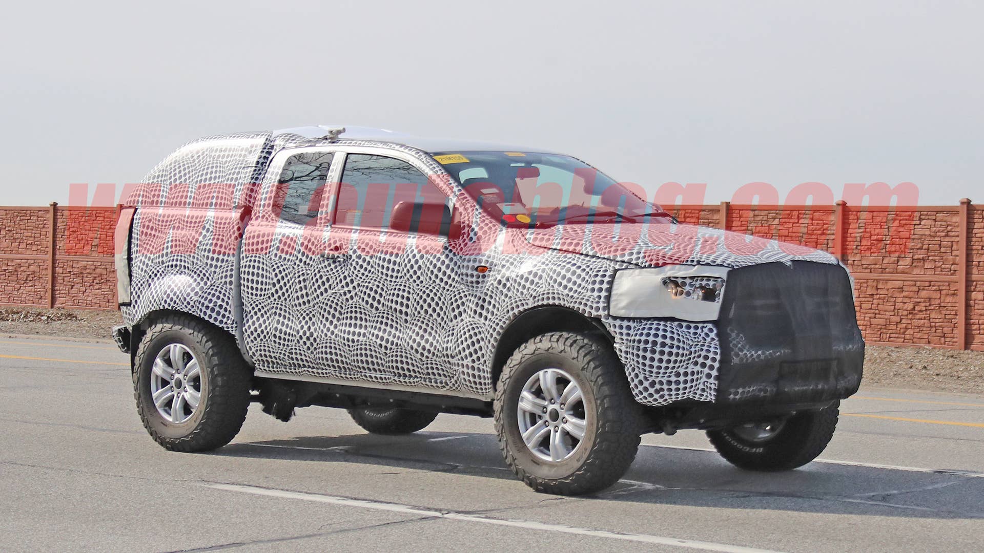 2020 Ford Bronco spy shot