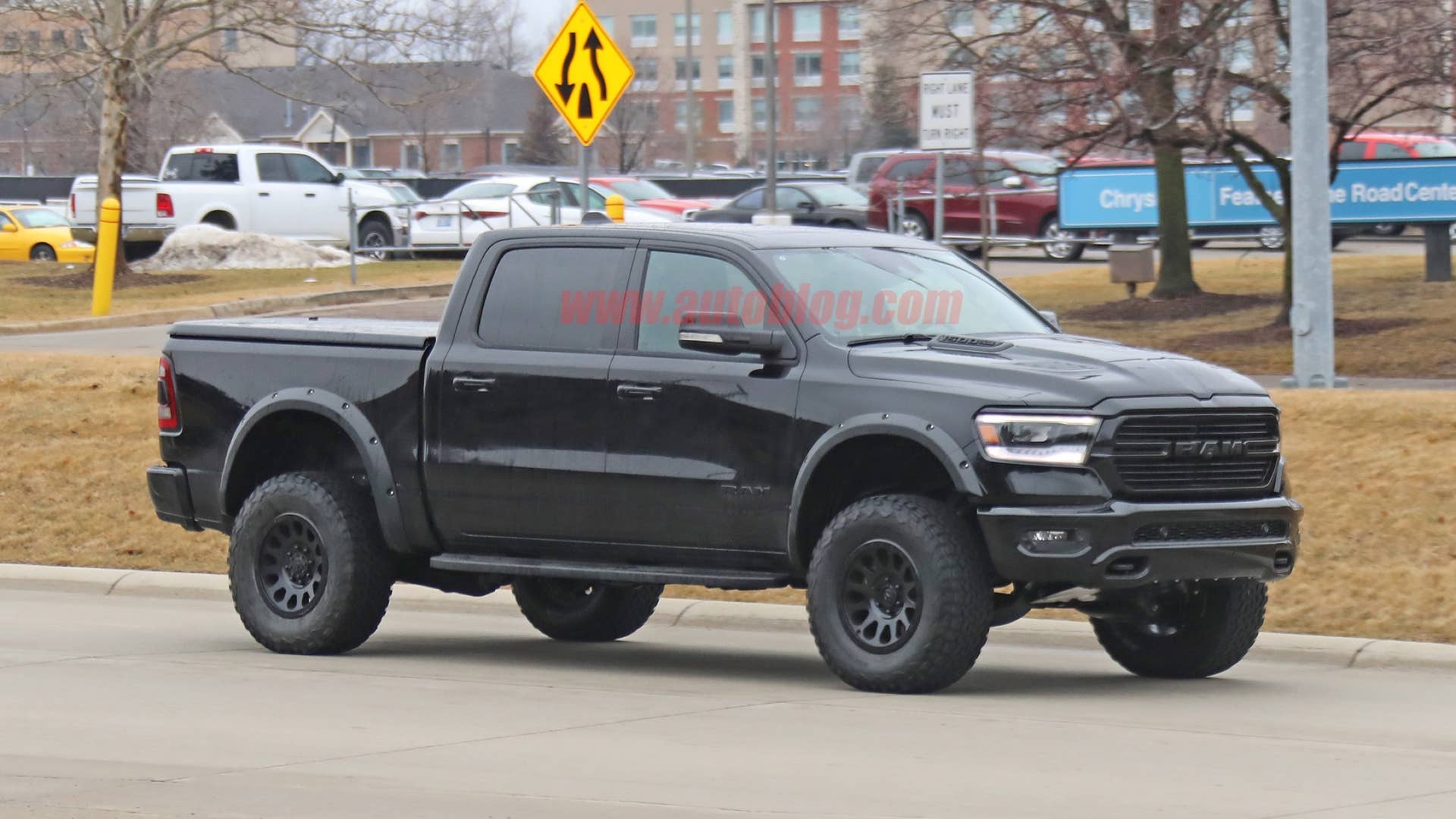Ram Rebel TRX Hellcat spy photo