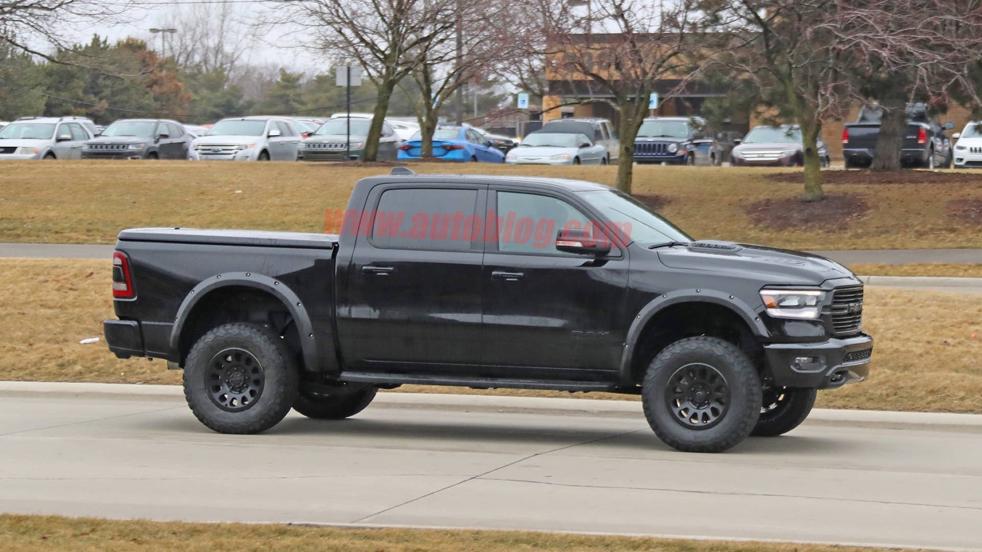 Ram Rebel TRX Hellcat spy photo