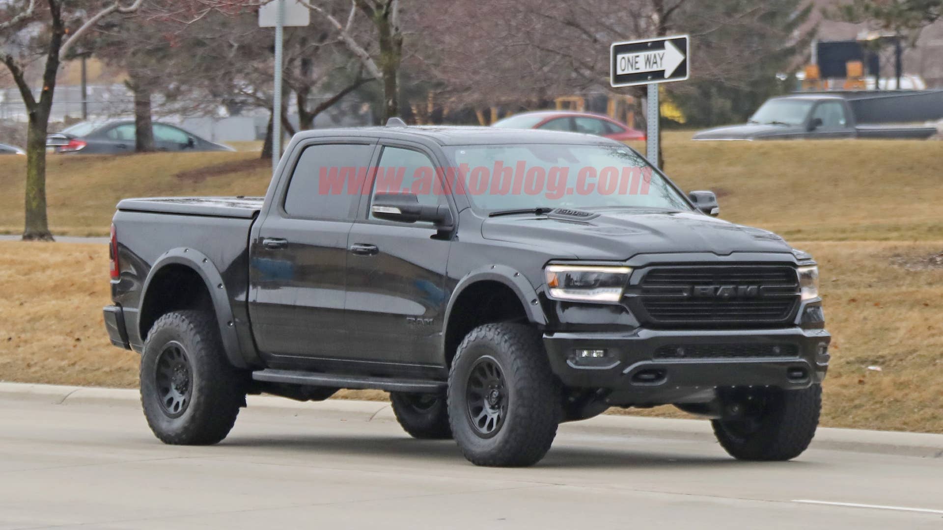 Ram Rebel TRX Hellcat spy photo