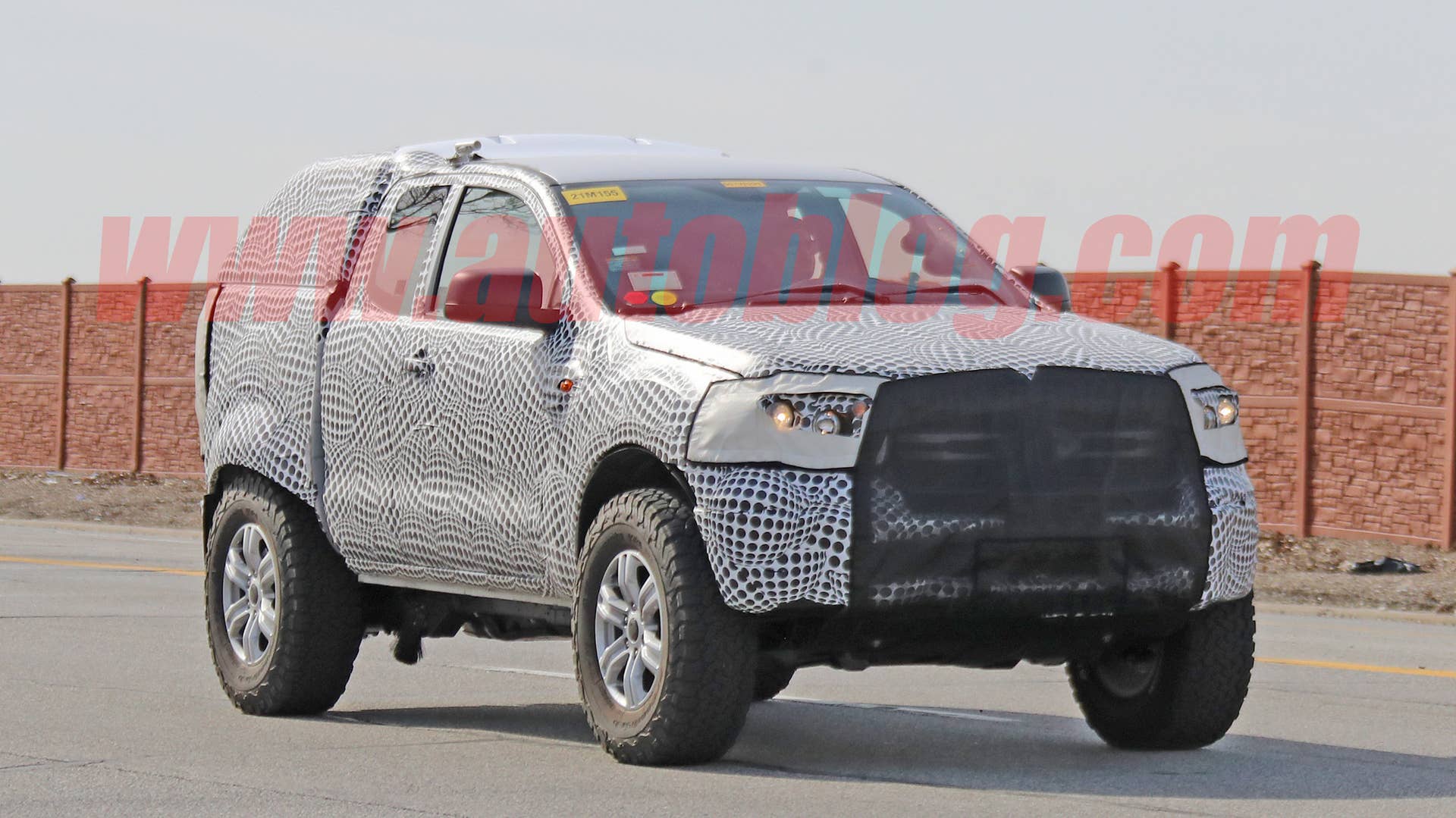 2020 Ford Bronco prototype