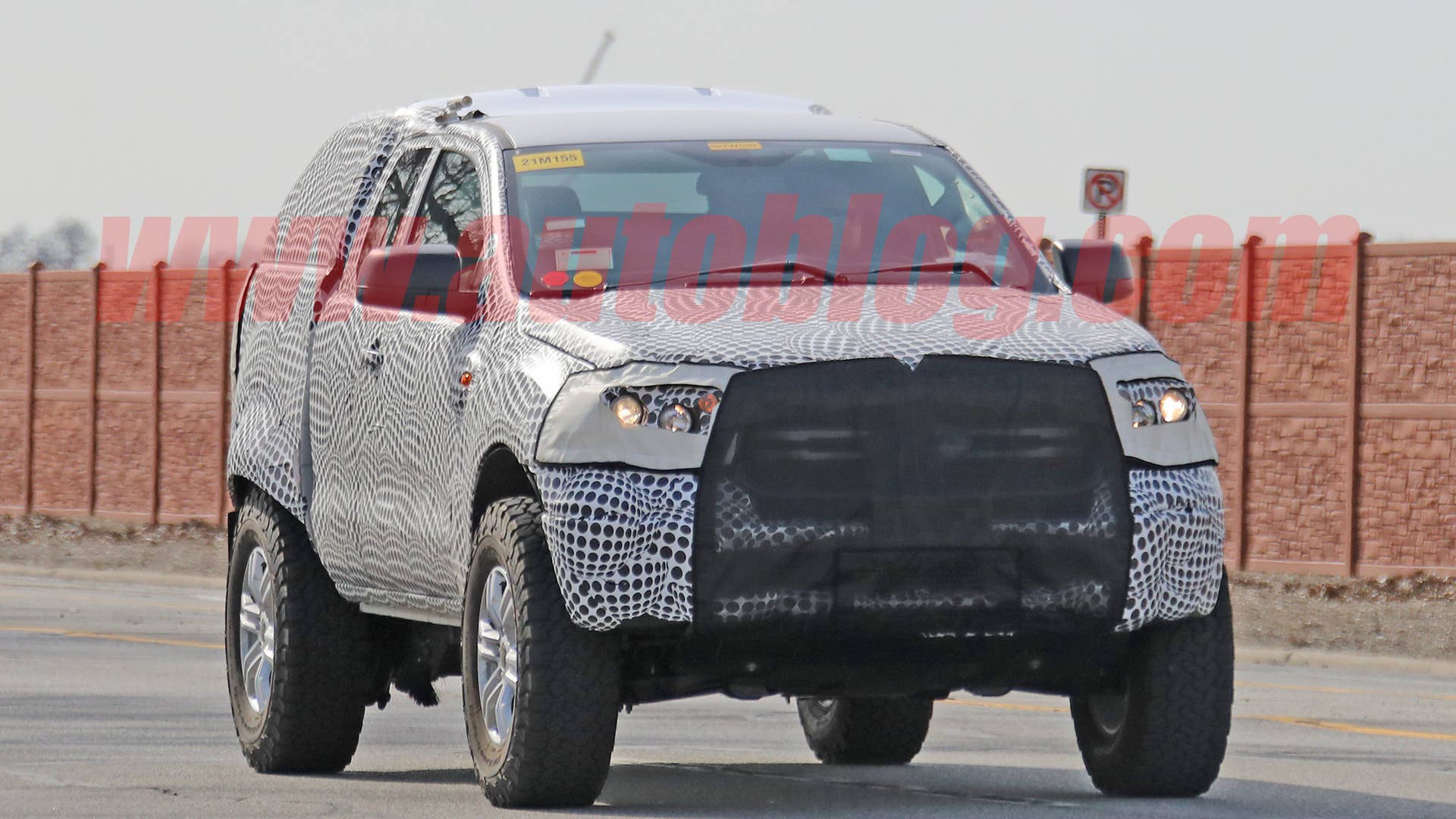 2020 Ford Bronco spy shot