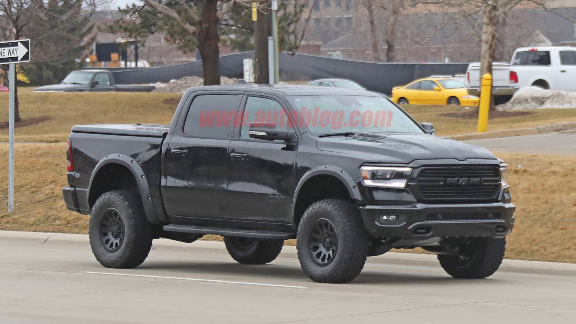 Ram Rebel TRX Hellcat spy photo