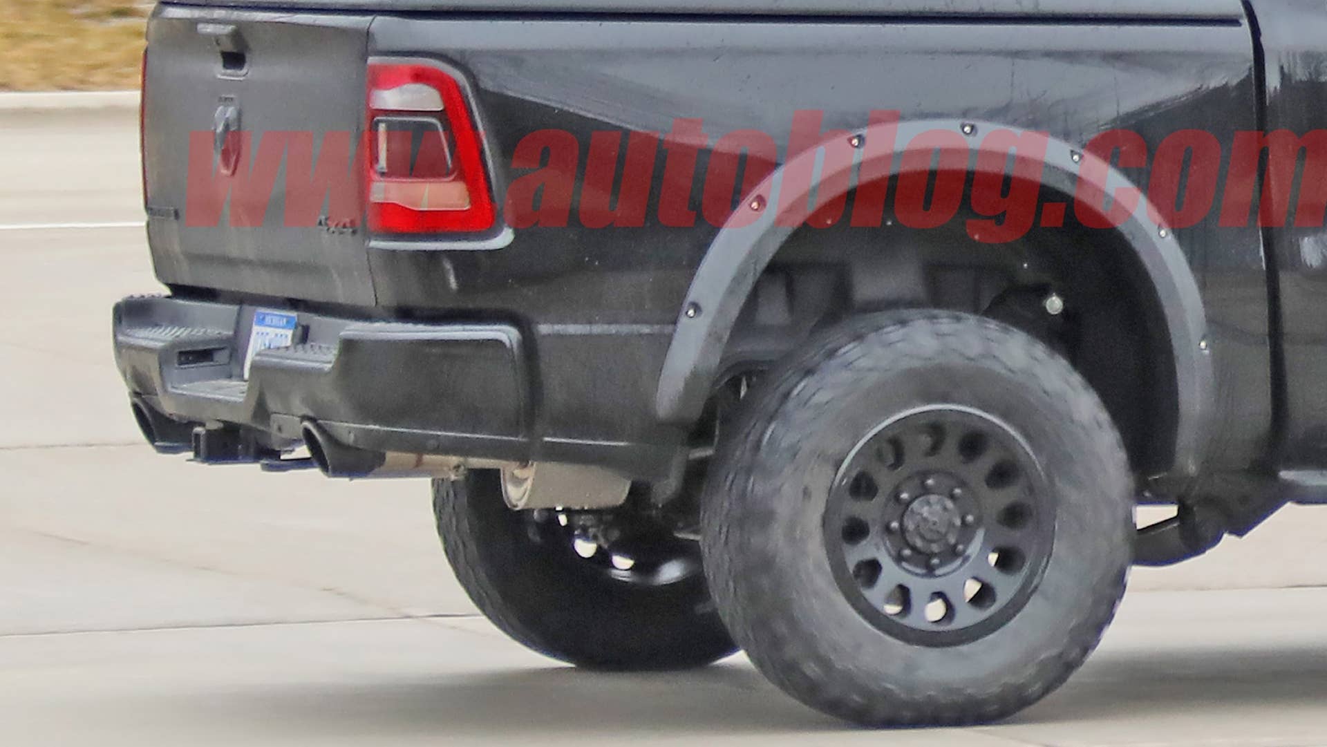 Ram Rebel TRX Hellcat spy photo