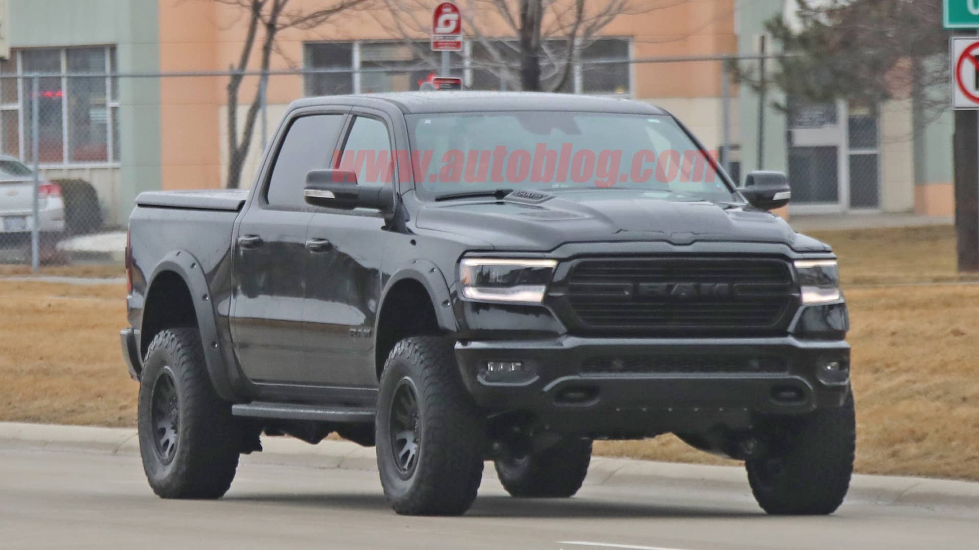 Ram Rebel TRX Hellcat spy photo