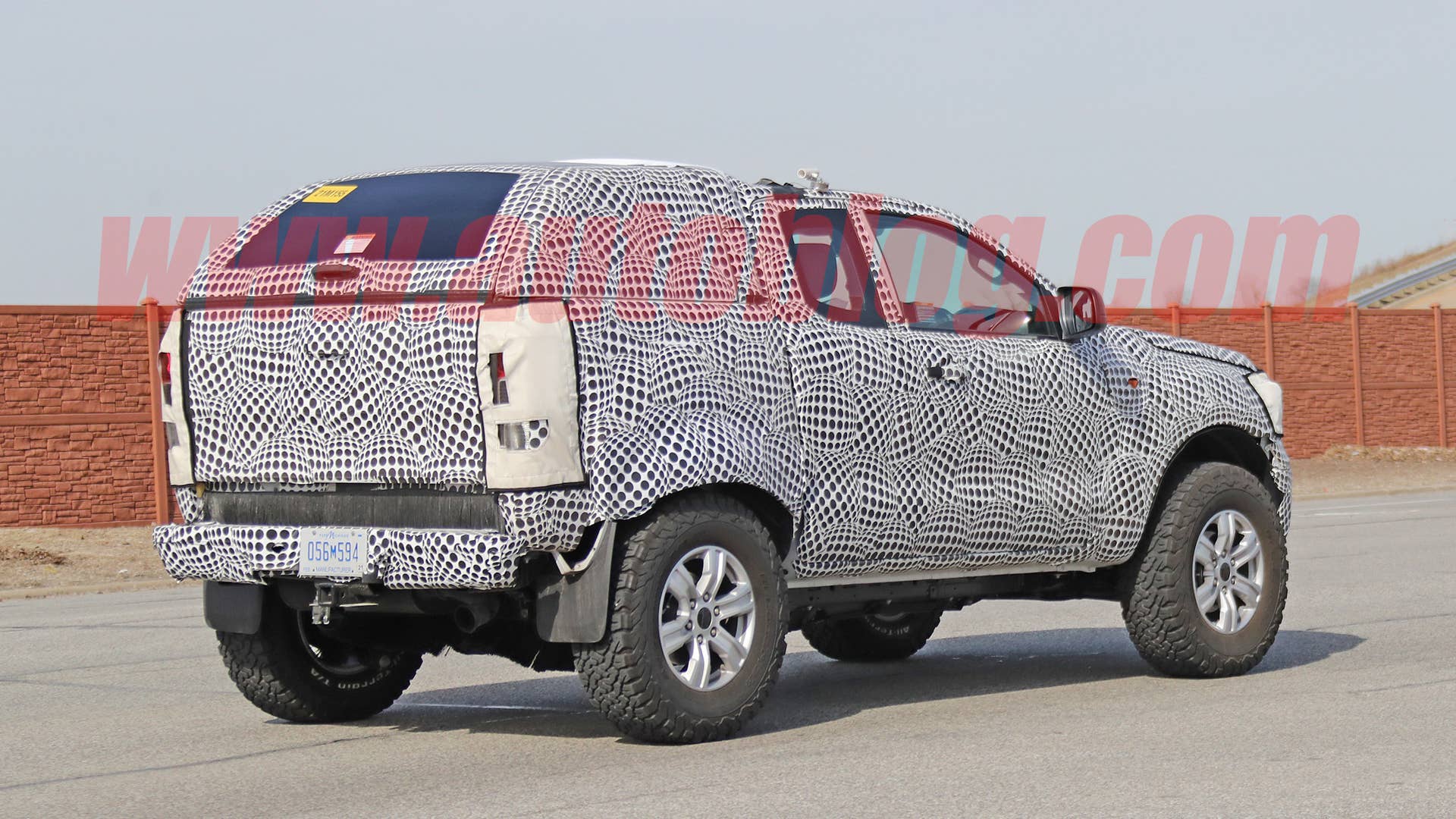 2020 Ford Bronco spy shot
