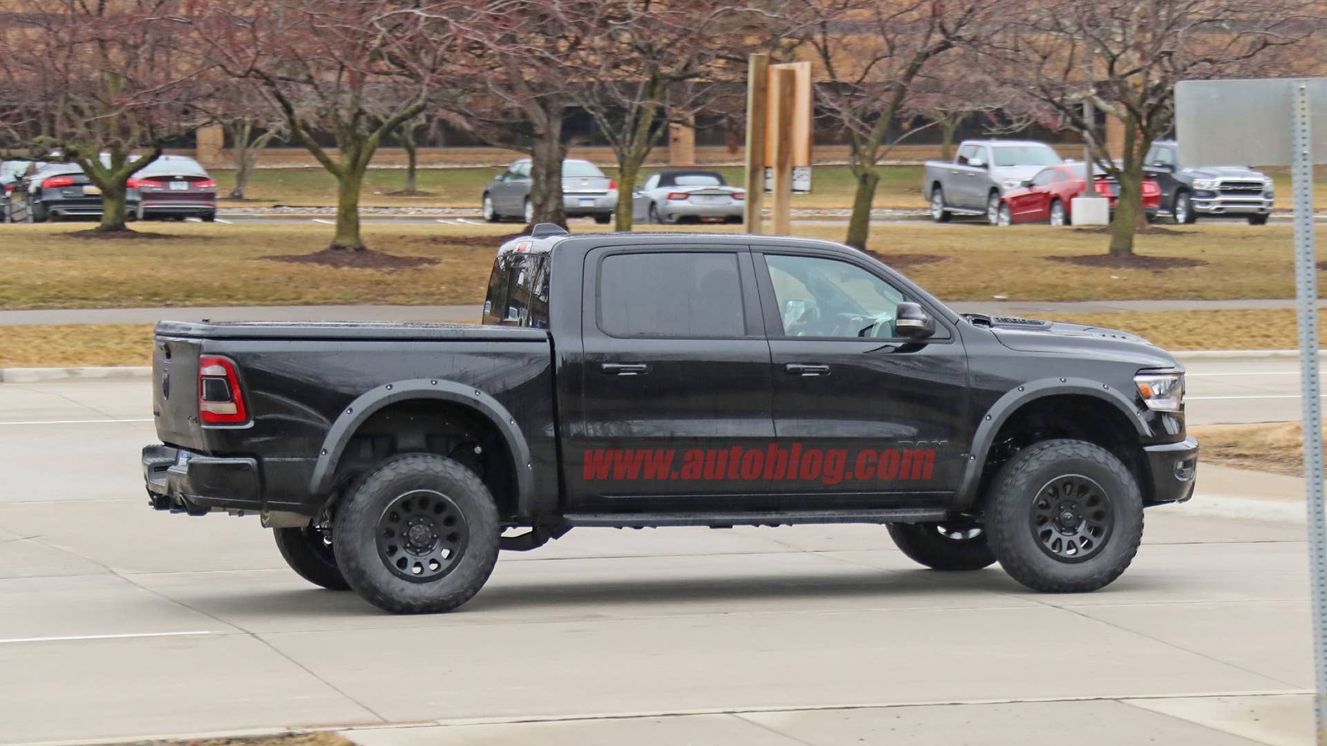 Ram Rebel TRX Hellcat spy photo