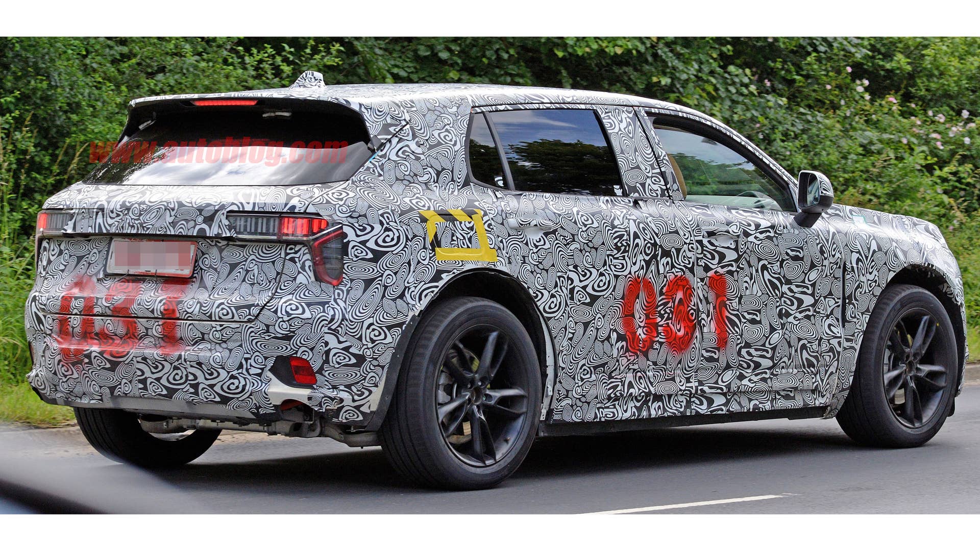 Lotus SUV test mule