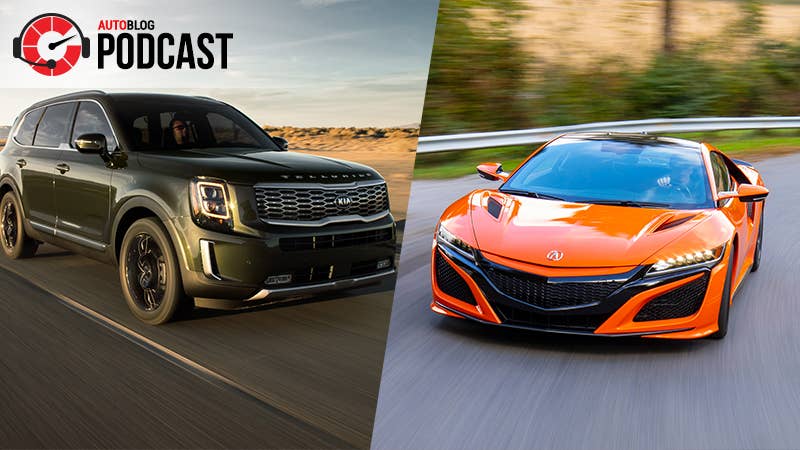 Kia Telluride and Acura NSX