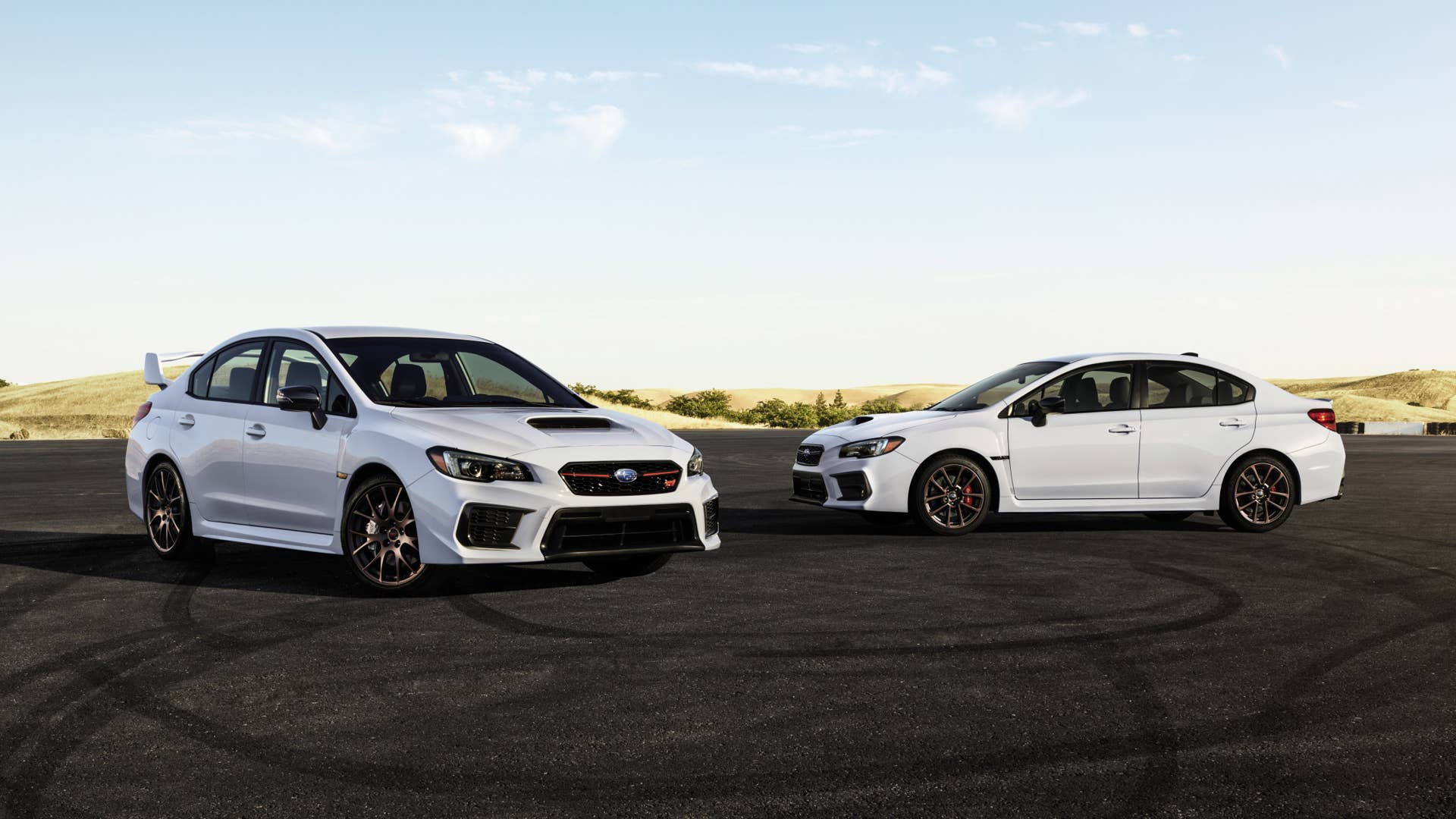 2020 Subaru WRX, WRX STI Series.White exterior