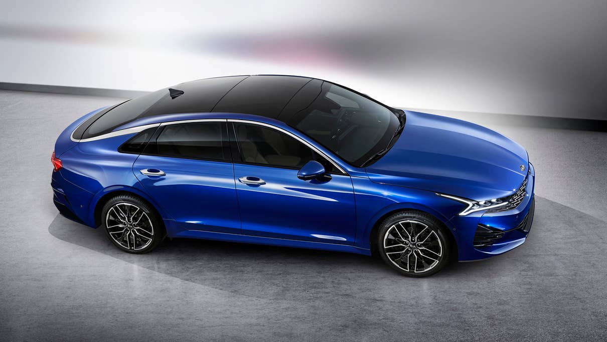 Kia K5 which previews the 2021 Kia Optima