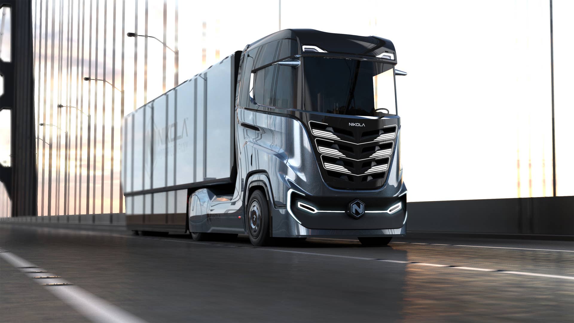 Nikola Motor Company Tre hydrogen fuel cell semi truck
