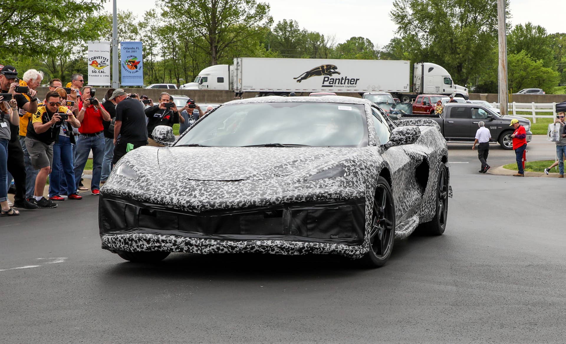 Mid-Engined C8 Corvette Spy Shots