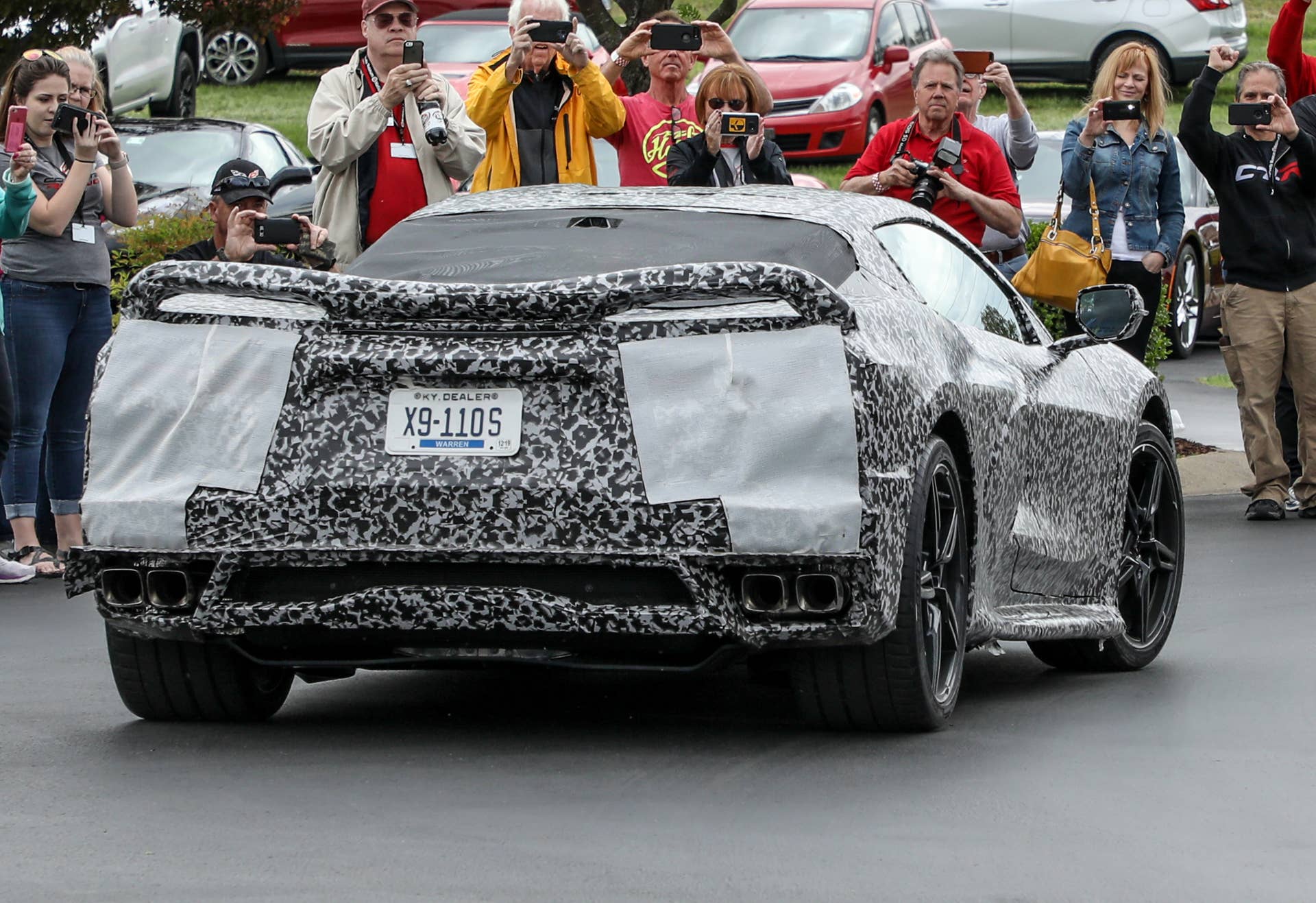 Mid-Engined C8 Corvette Spy Shots