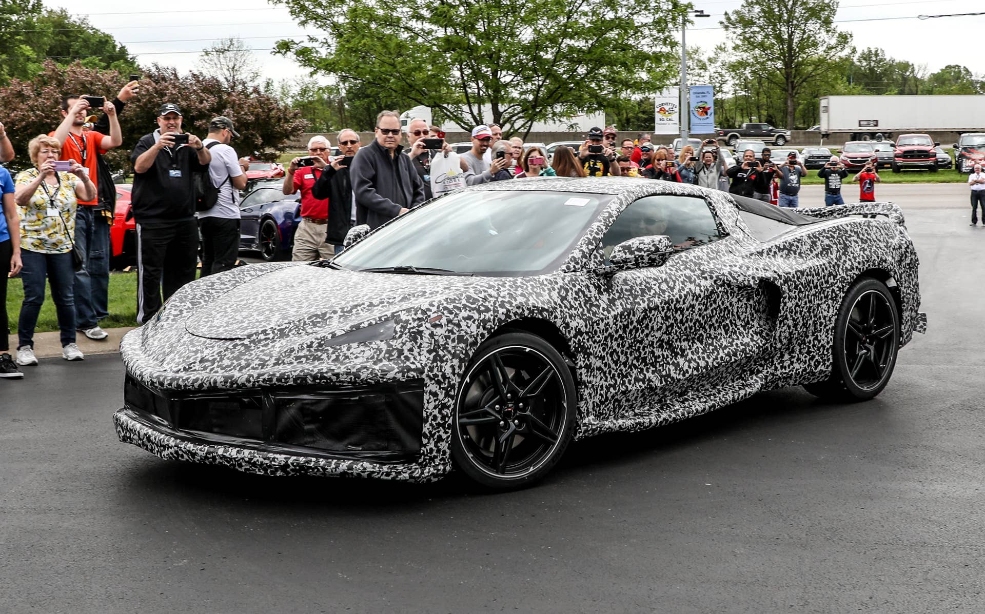 Mid-Engined C8 Corvette Spy Shots