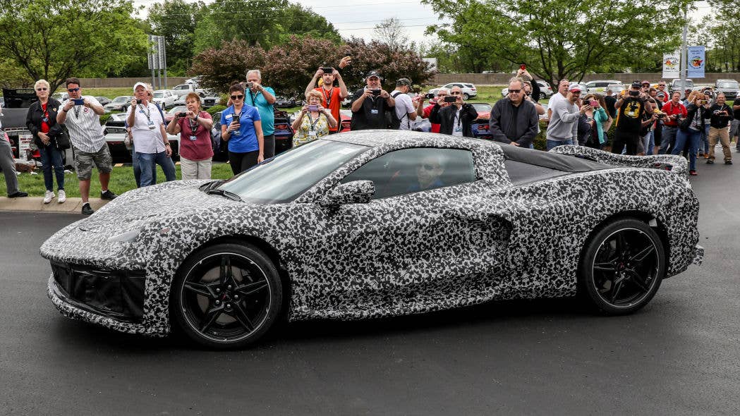 It was the special guest at the National Corvette Museum's annual bash over the weekend.