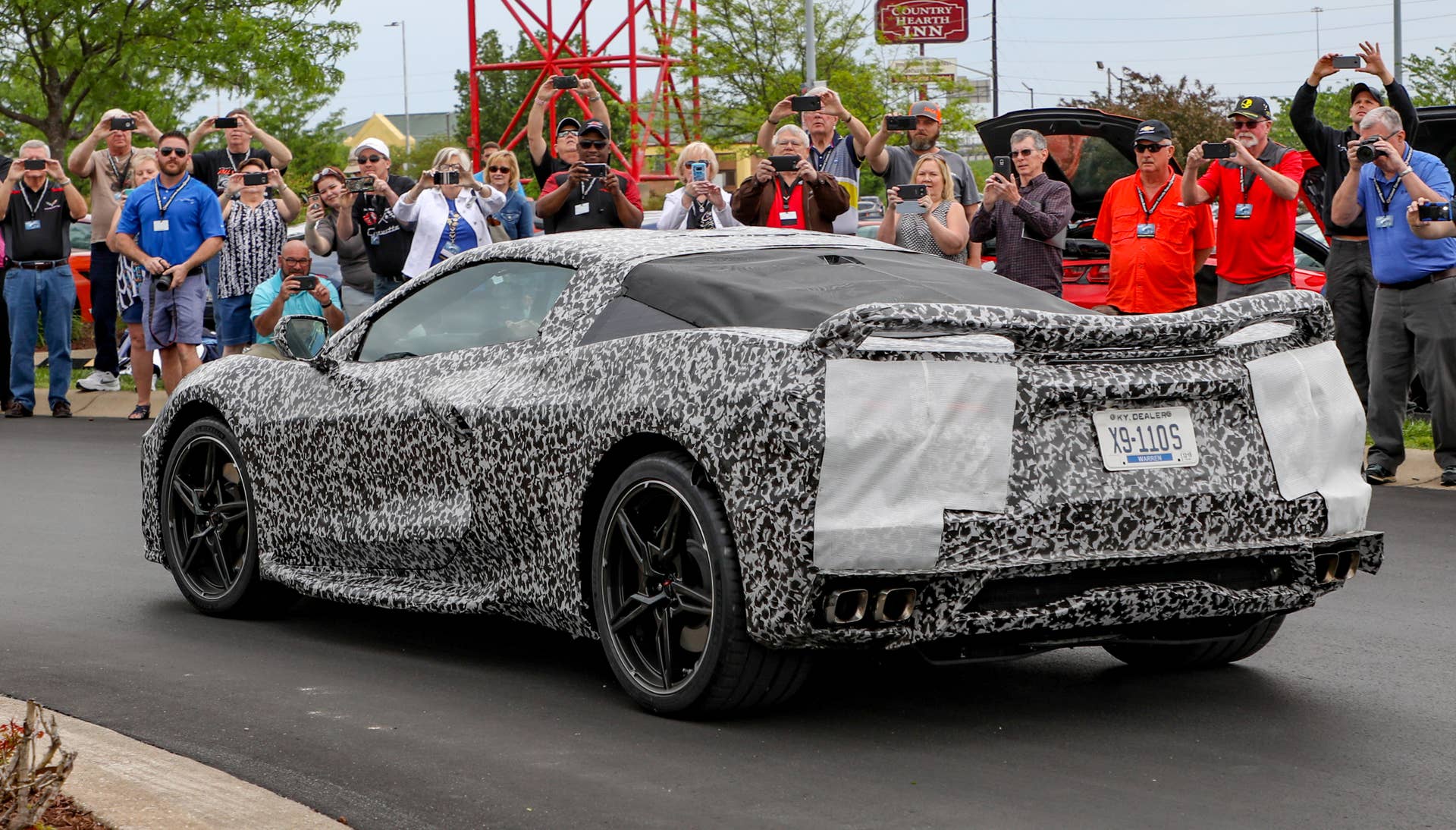 Mid-Engined C8 Corvette Spy Shots