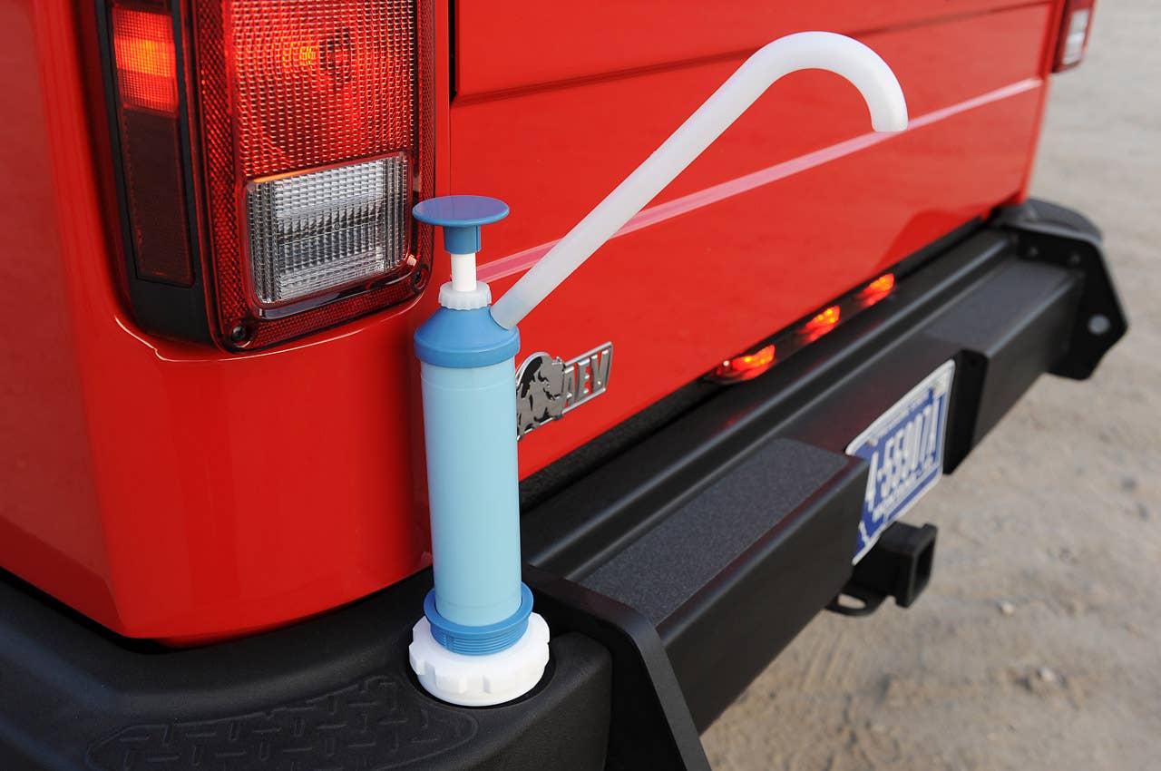 2013 AEV Brute Double Cab water bottle