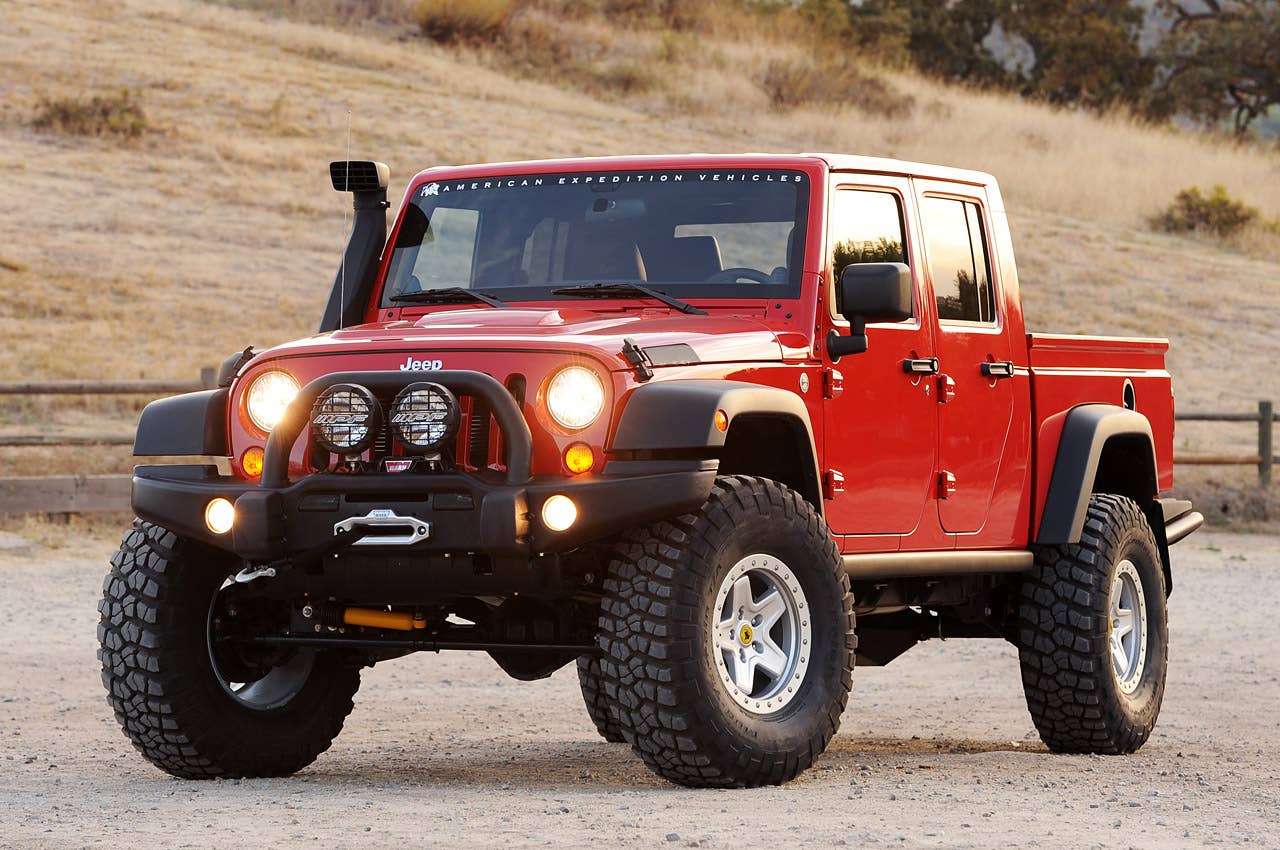 2013 AEV Brute Double Cab front 3/4 view