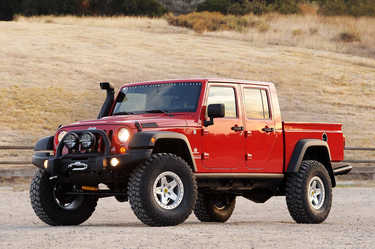 2013 AEV Brute Double Cab front 3/4 view