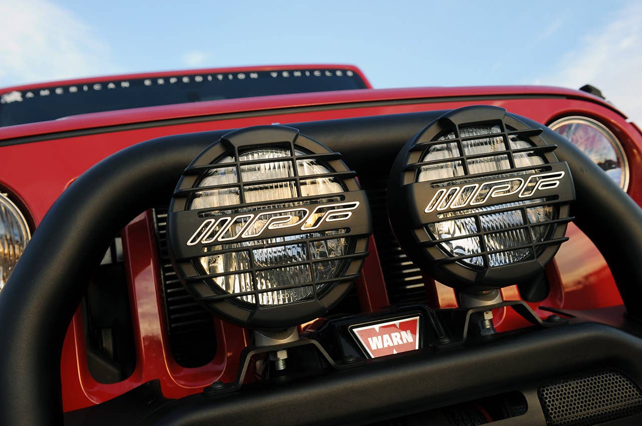 2013 AEV Brute Double Cab auxiliary lights