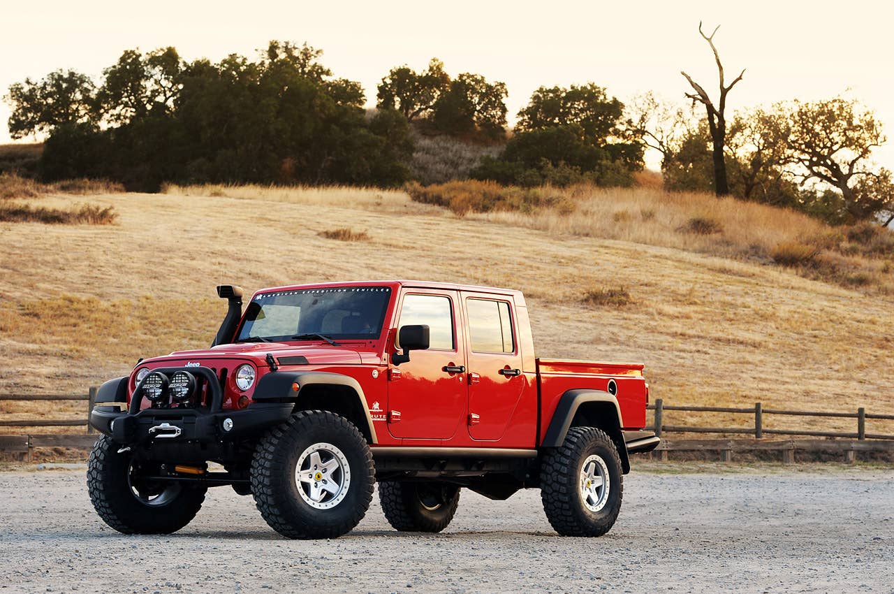2013 AEV Brute Double Cab front 3/4 view