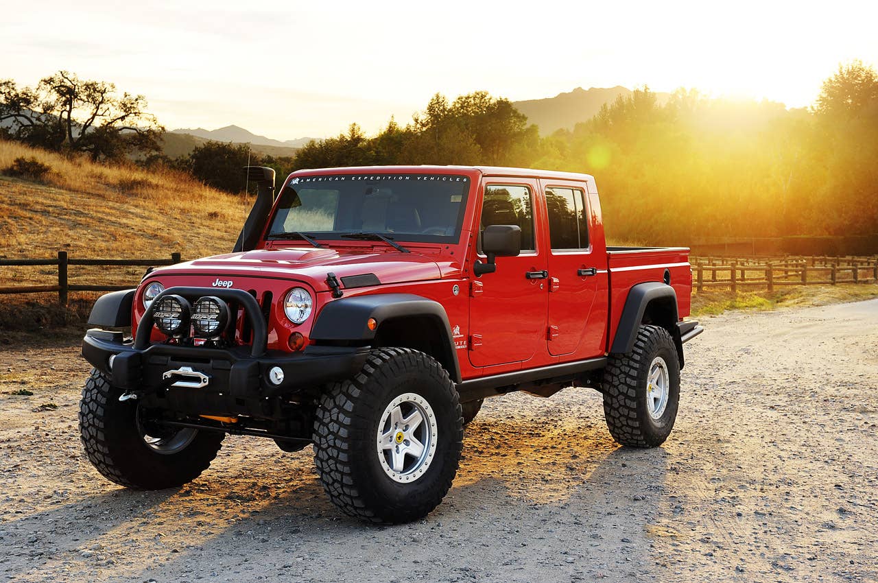 2013 AEV Brute Double Cab front 3/4 view