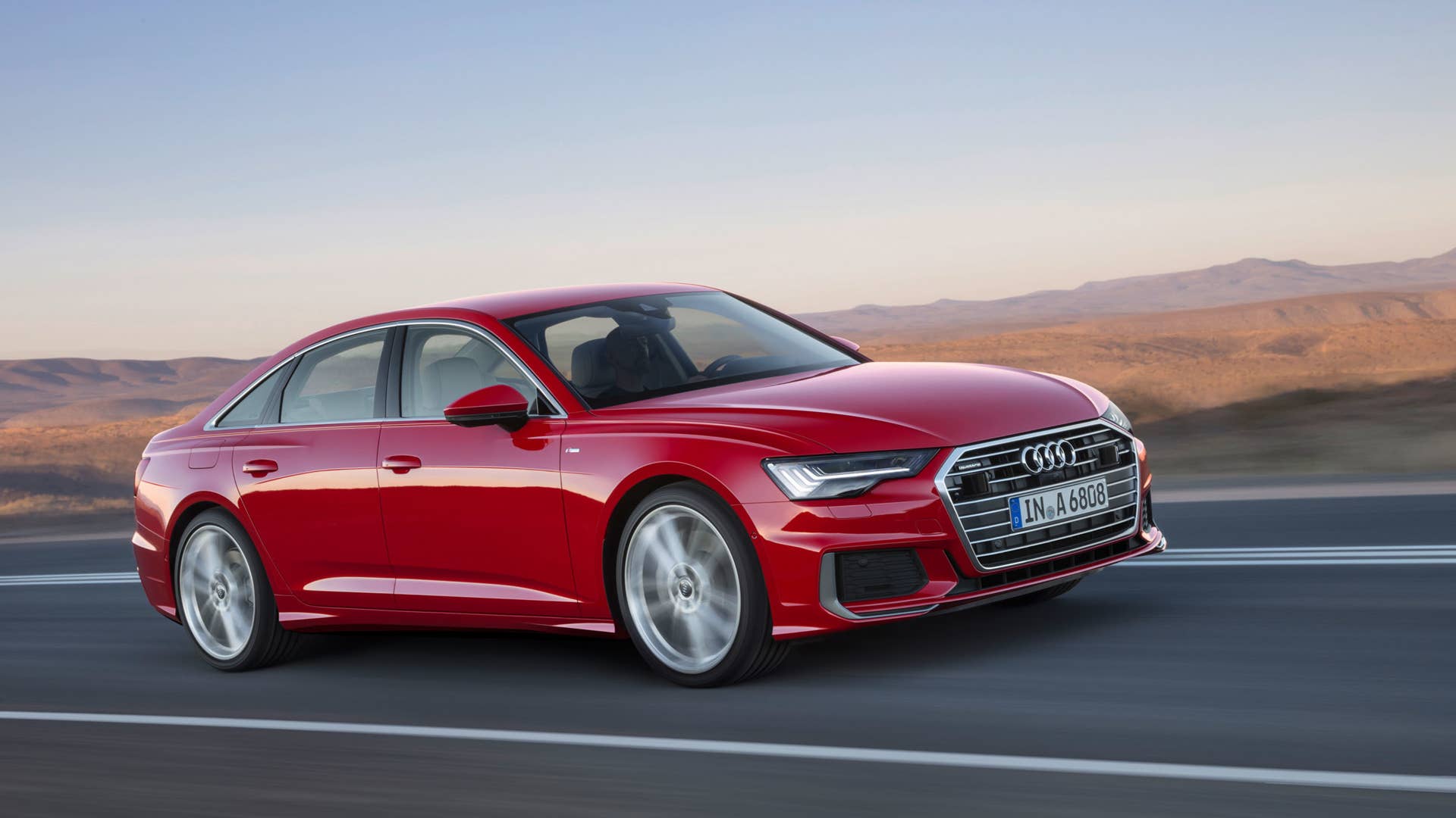 2018 Audi A6 front quarter