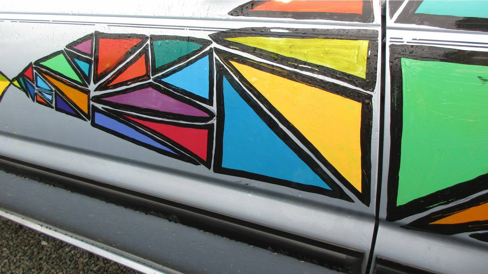 Junked 1991 Toyota Corolla station wagon