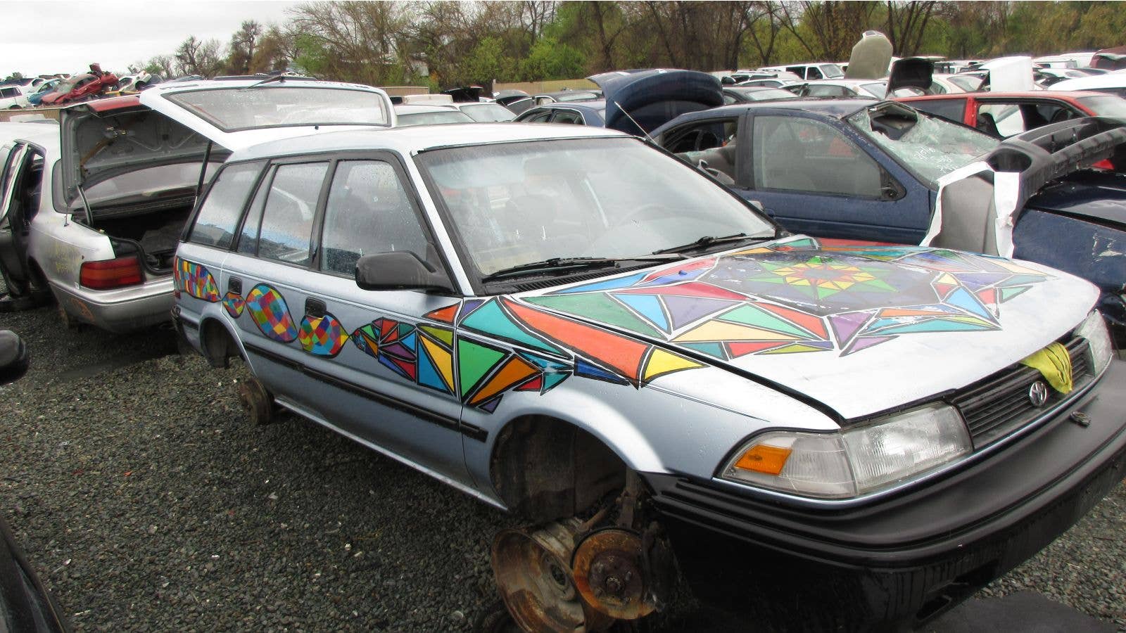1991 Toyota Corolla art car