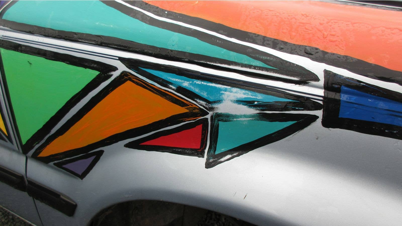 Junked 1991 Toyota Corolla station wagon