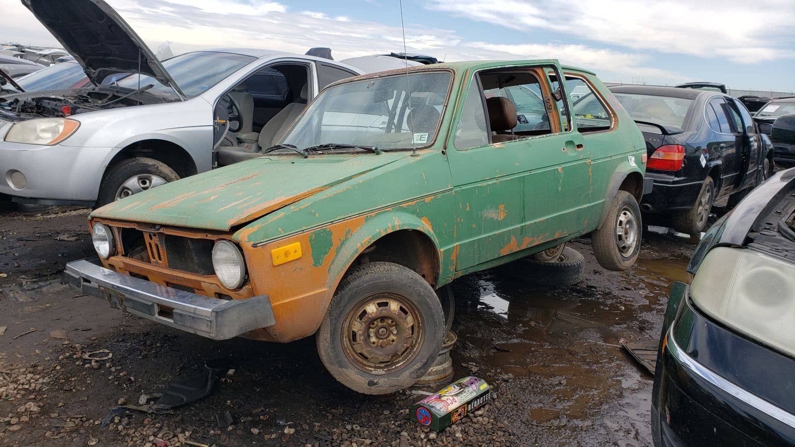 Junked 1977 Volkswagen Rabbit