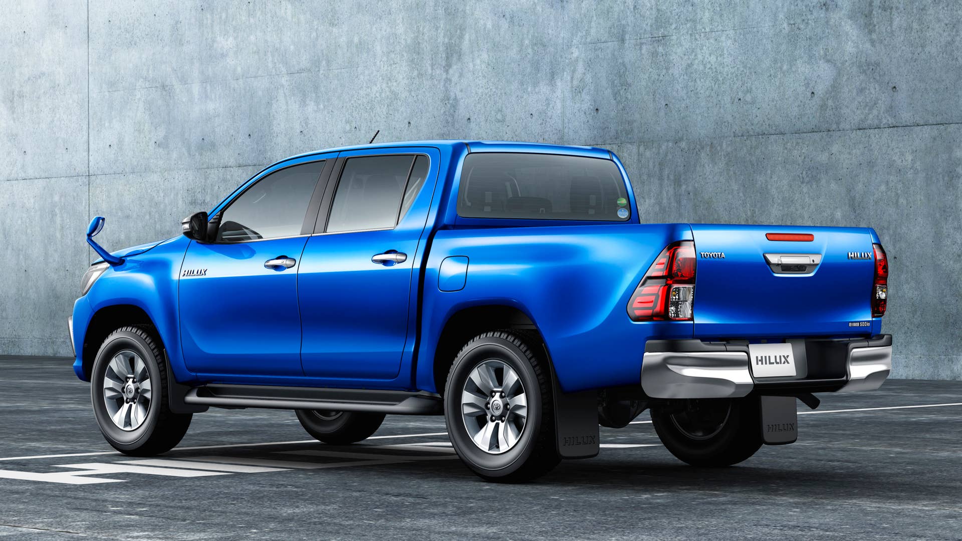 The Japanese Toyota Hilux is diesel-only.