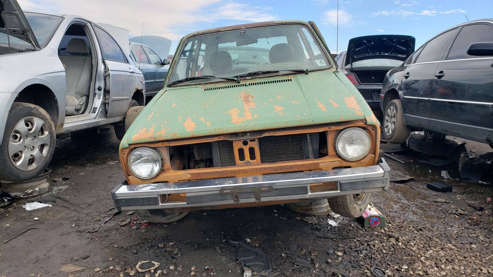 Junked 1977 Volkswagen Rabbit