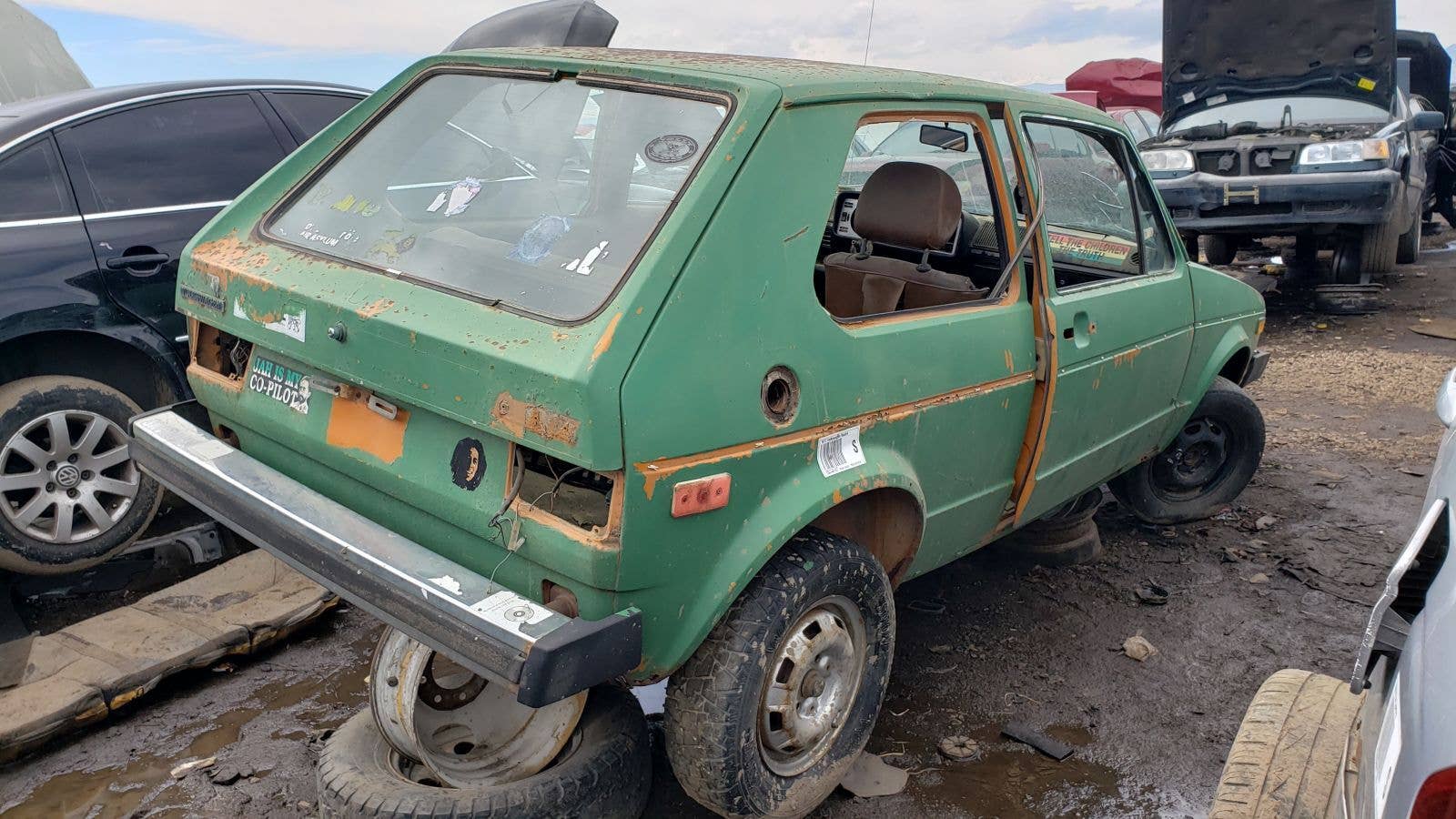 Junked 1977 Volkswagen Rabbit