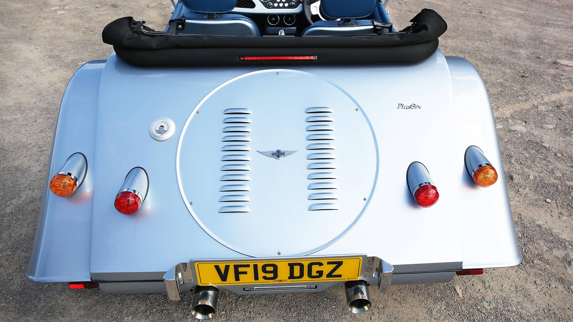 01/07/19. Andrew English drives the all new Morgan Plus Six from the Morgan Car Factory in Great Malvern through the Malvern Hills. Picture Copyright John Lawrence 078509 429934