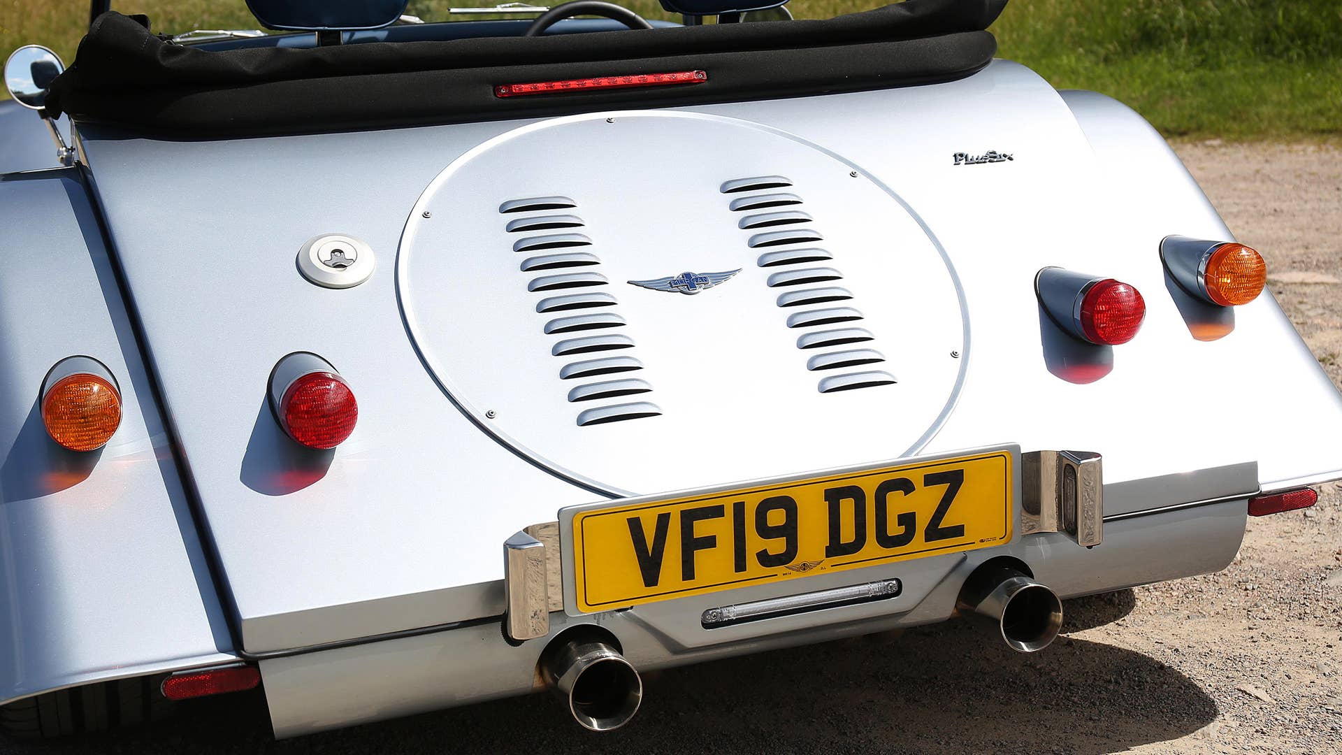 01/07/19. Andrew English drives the all new Morgan Plus Six from the Morgan Car Factory in Great Malvern through the Malvern Hills. Picture Copyright John Lawrence 078509 429934