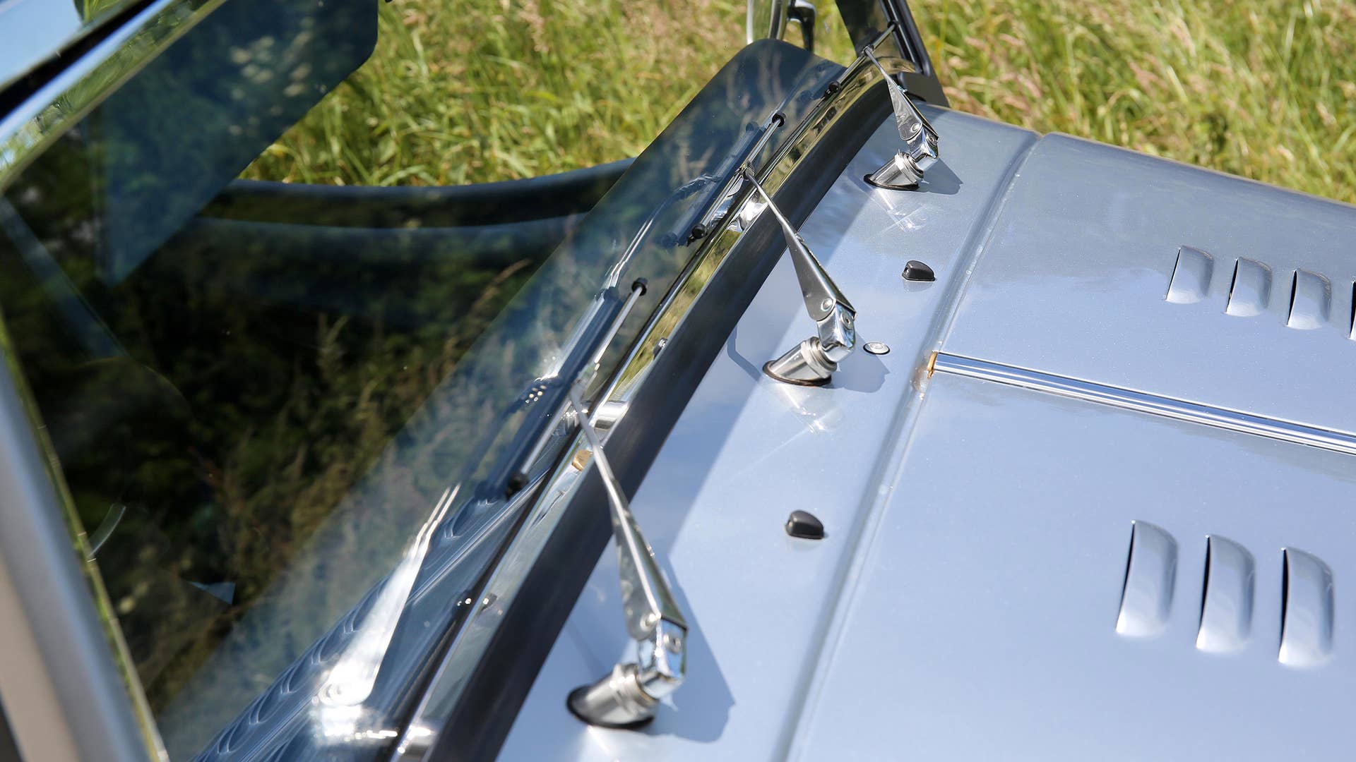 01/07/19. Andrew English drives the all new Morgan Plus Six from the Morgan Car Factory in Great Malvern through the Malvern Hills. Picture Copyright John Lawrence 078509 429934