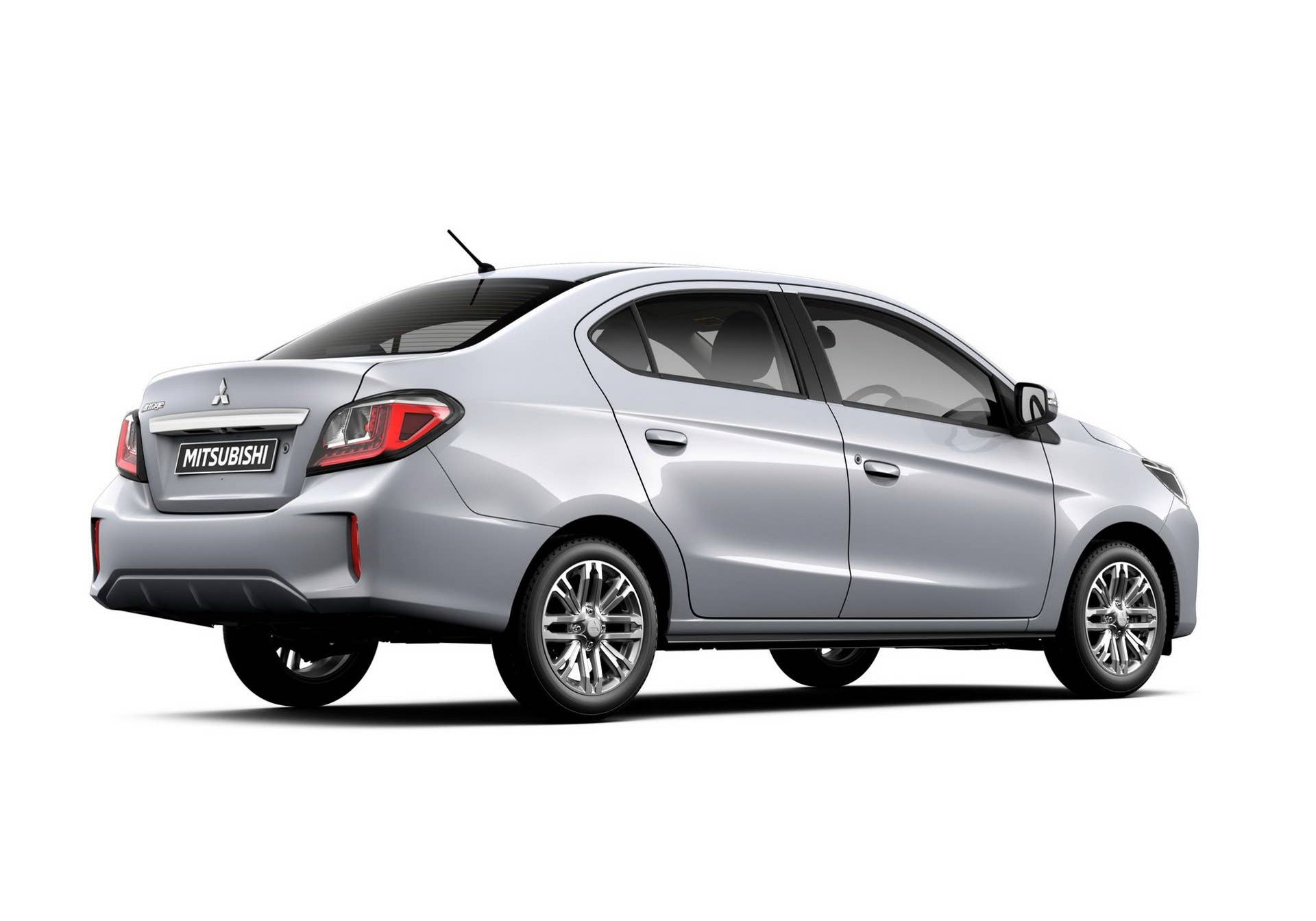 The refreshed Mitsubishi Mirage hatch and Attrage/G4 sedan get new front and rear fasias, interior upgrades, and new wheels.