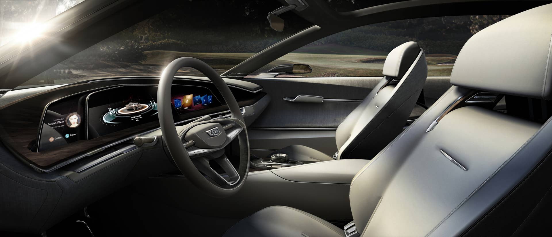 Cadillac Escala Concept interior