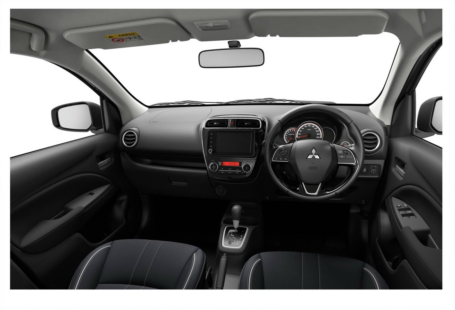 The refreshed Mitsubishi Mirage hatch and Attrage/G4 sedan get new front and rear fasias, interior upgrades, and new wheels.