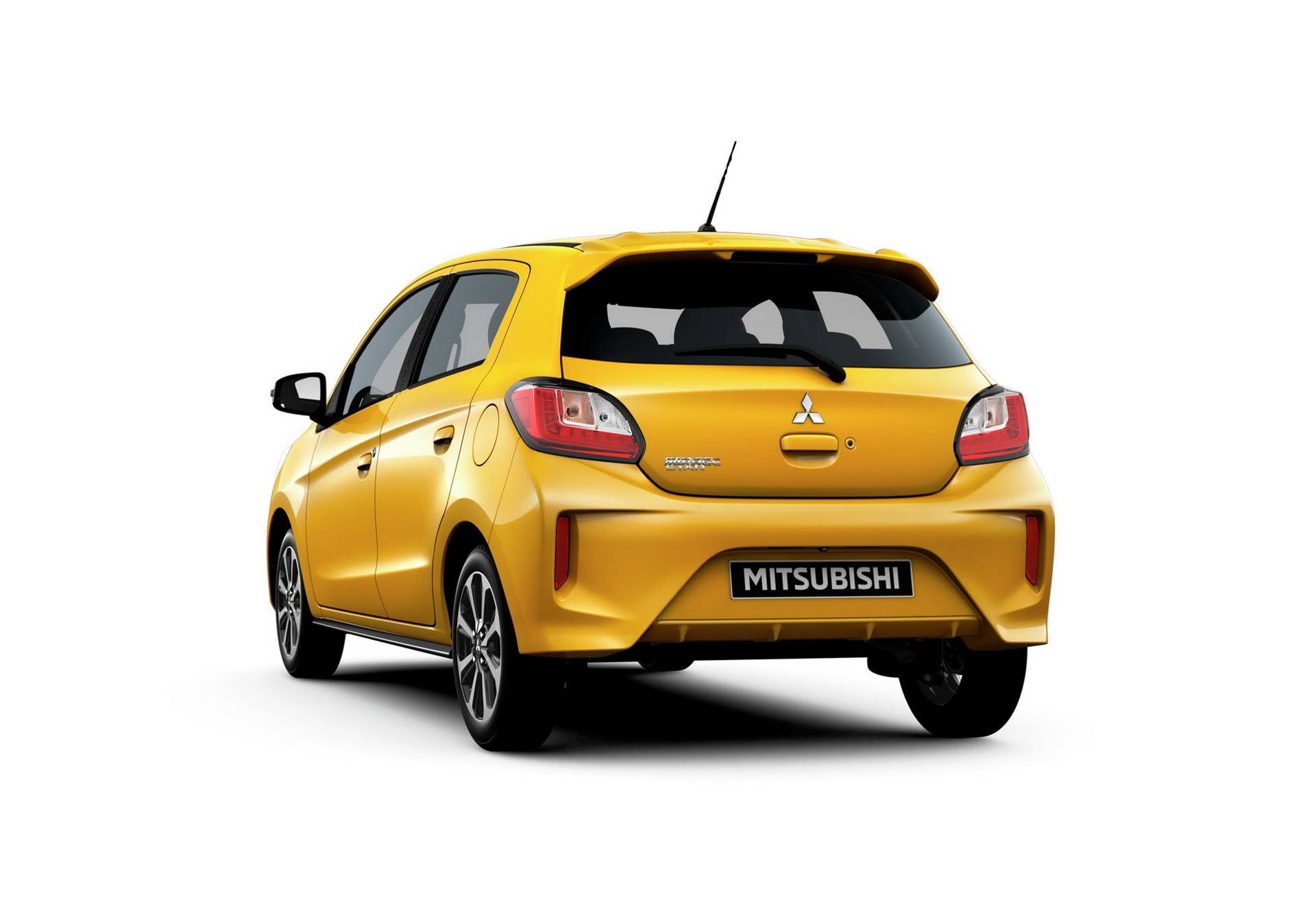 The refreshed Mitsubishi Mirage hatch and Attrage/G4 sedan get new front and rear fasias, interior upgrades, and new wheels.