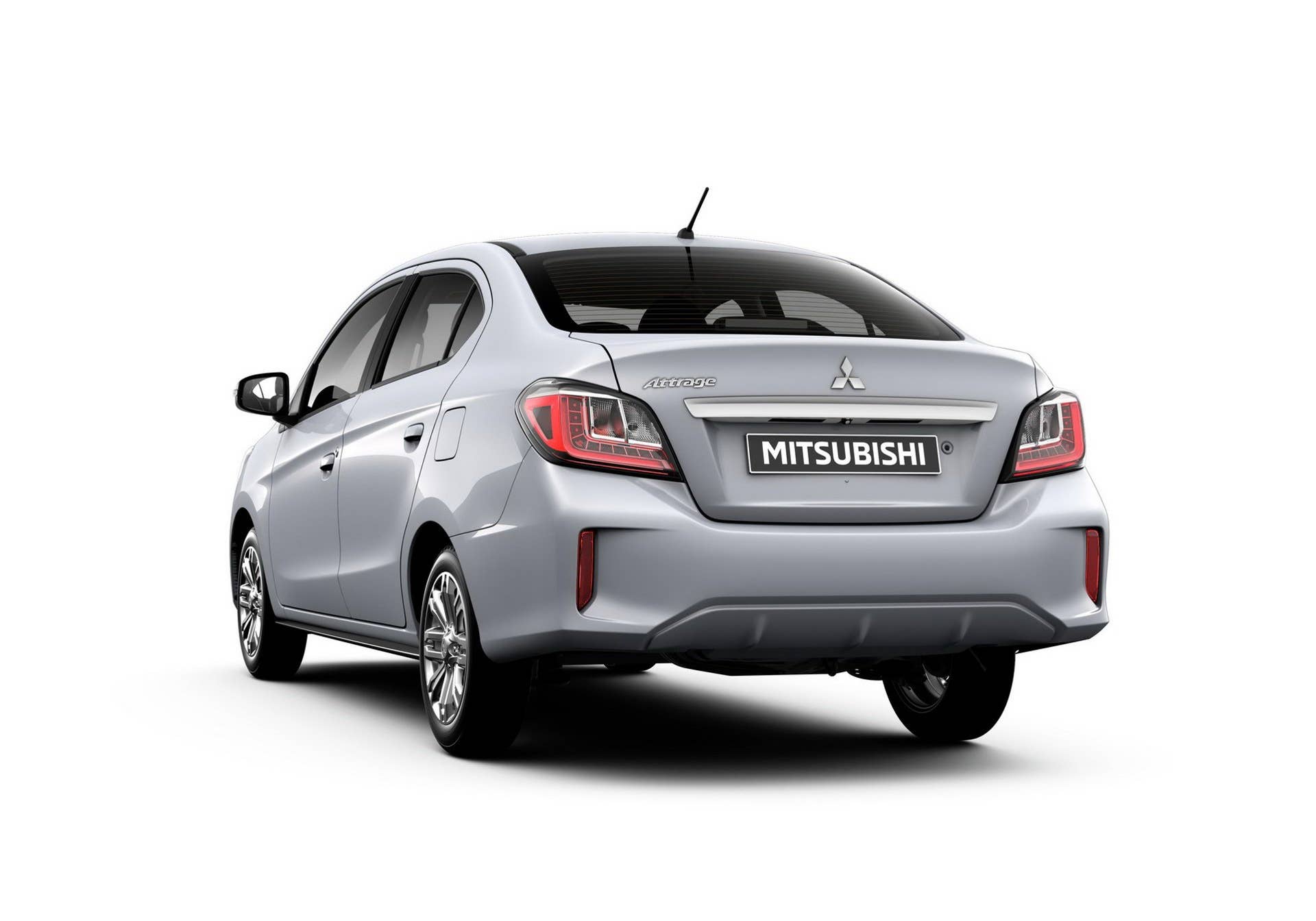 The refreshed Mitsubishi Mirage hatch and Attrage/G4 sedan get new front and rear fasias, interior upgrades, and new wheels.