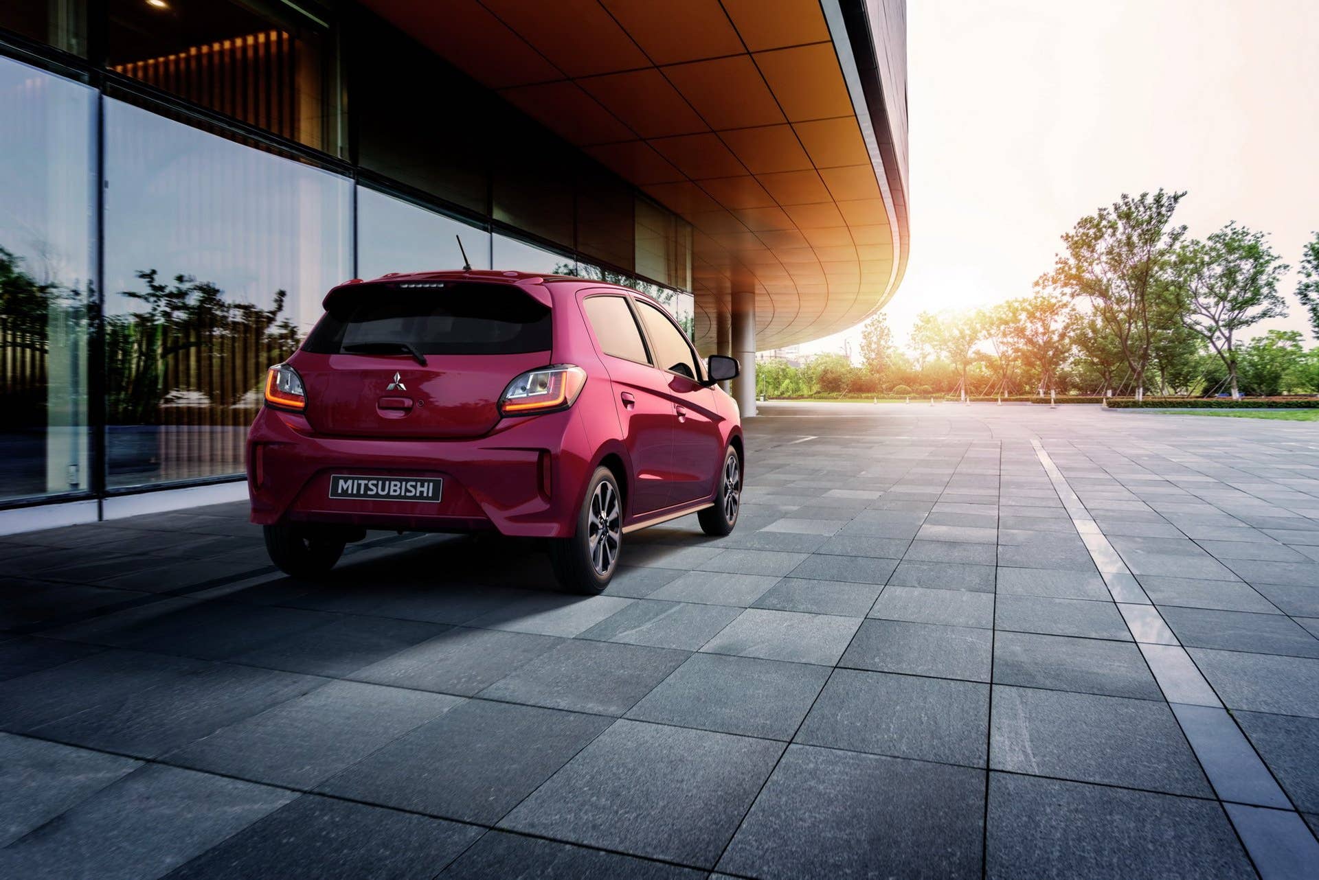 The refreshed Mitsubishi Mirage hatch and Attrage/G4 sedan get new front and rear fasias, interior upgrades, and new wheels.
